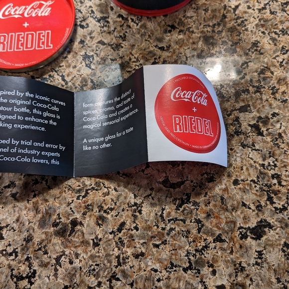 Riedel Crystal Special Edition Coca Cola Glass NIB 2013 Collectible Germany - Picture 9 of 12